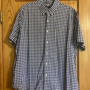 Mens short sleeve button down shirt
